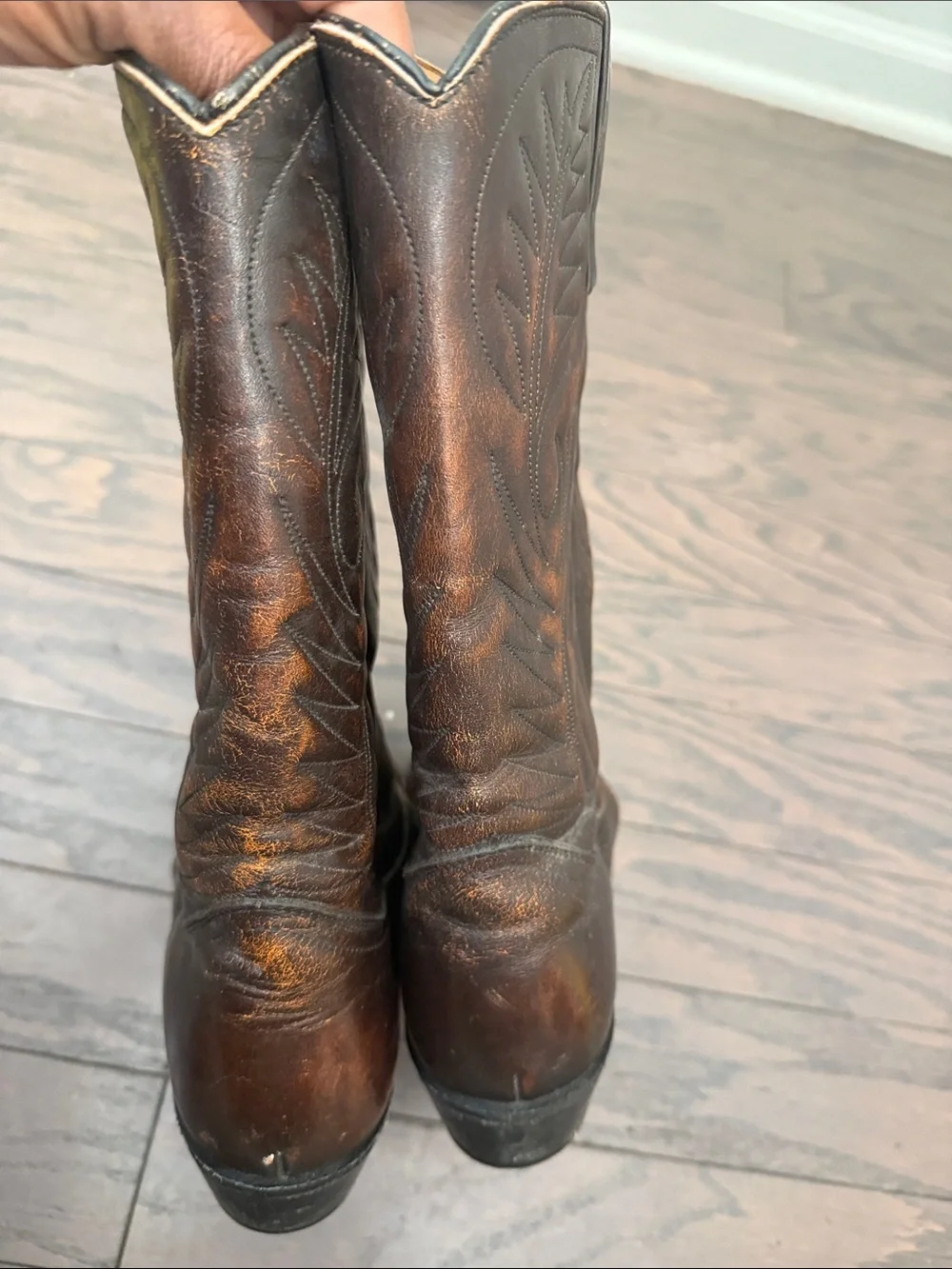 Red Wing Pecos 9801 Brown Leather Western Work Boots size 9 D
